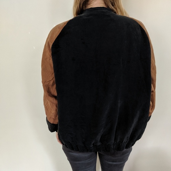 Oversized 80s Vintage Puffy Jacket - Silk! - Picture 2 of 6